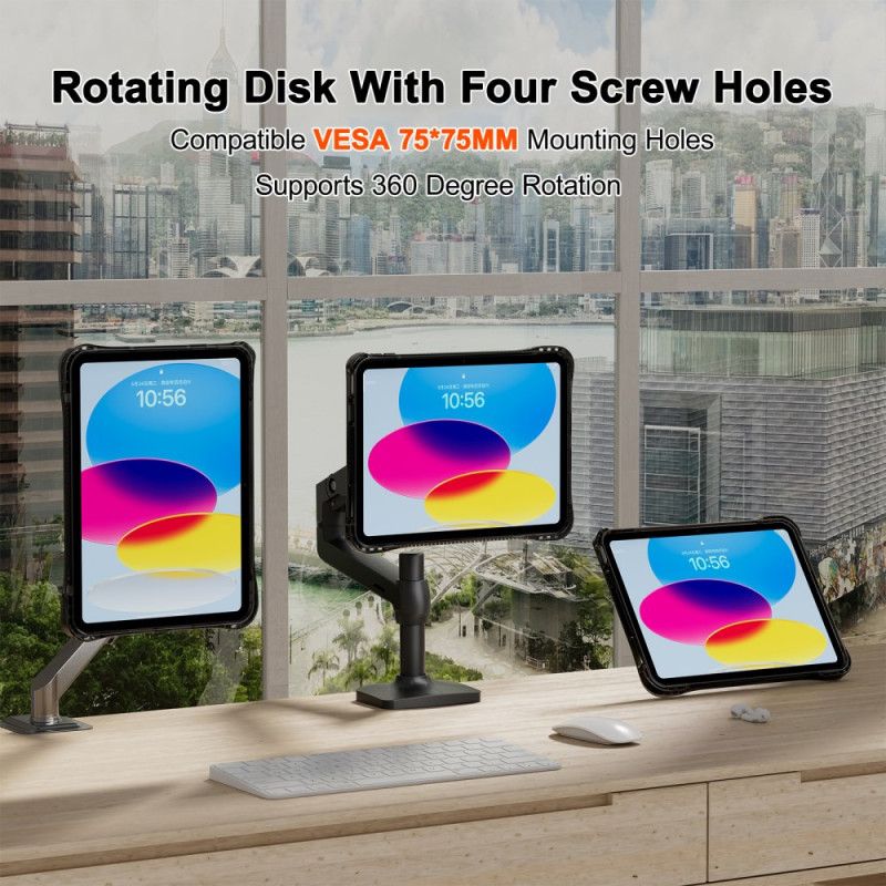 Etui Do iPad (2025) Przezroczysta Zintegrowana Podstawka