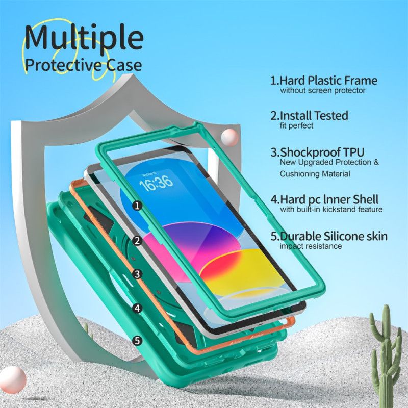 Etui Do iPad (2025) Uchwyt I Podstawka Dla Dzieci W Kształcie Dinozaura