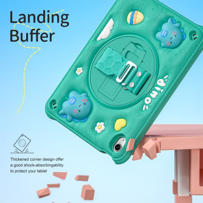 Etui Do iPad (2025) Uchwyt I Podstawka Dla Dzieci W Kształcie Dinozaura