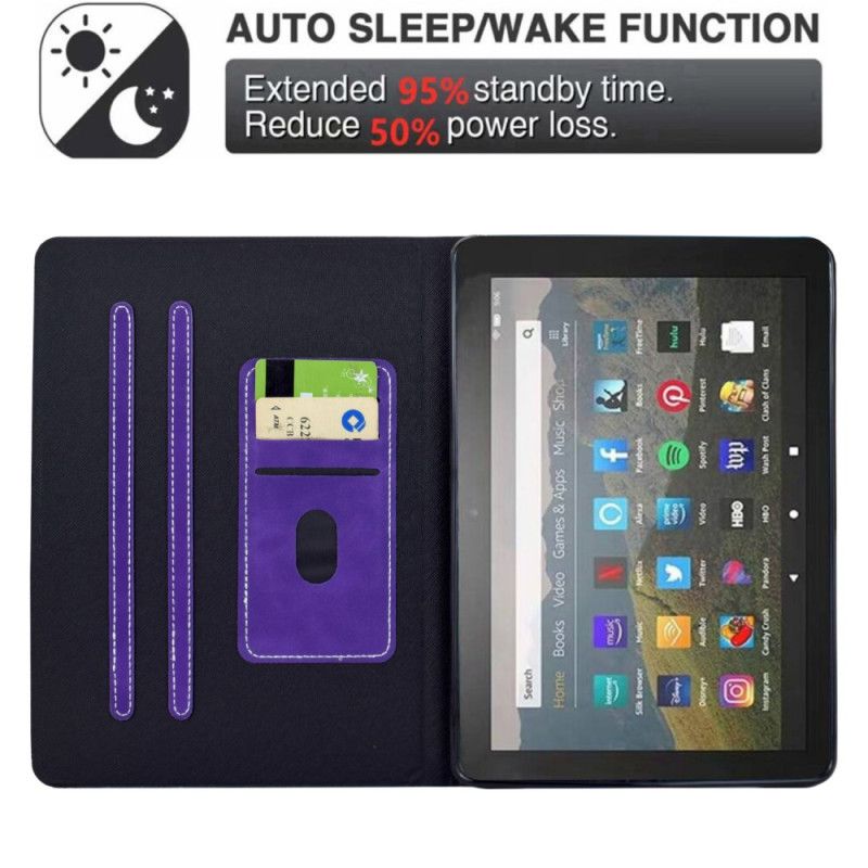 Etui Folio Do iPad (2025) Efekt Skóry Retro