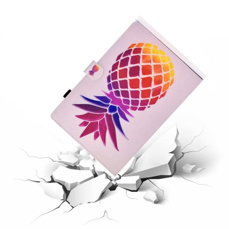 Etui Folio Do iPad (2025) Kolorowy Ananas