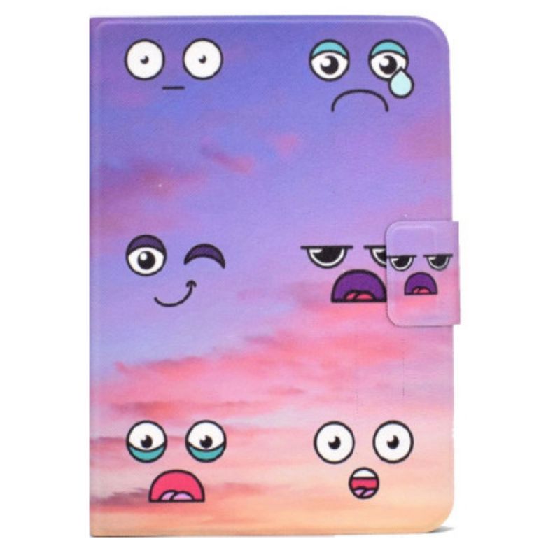 Etui Folio Do iPad (2025) Zabawny Twarze