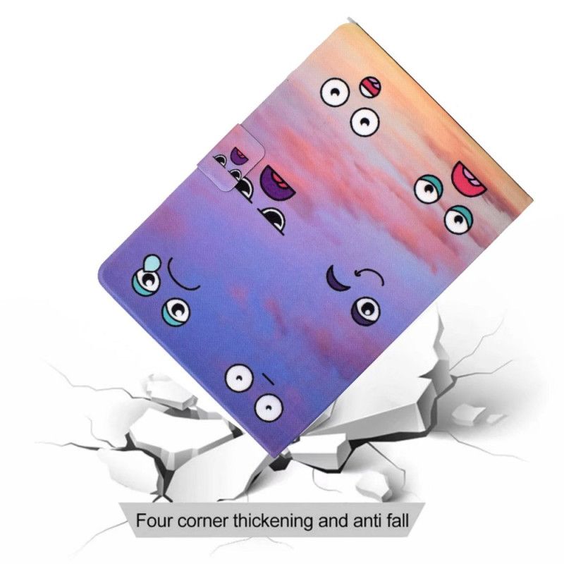 Etui Folio Do iPad (2025) Zabawny Twarze