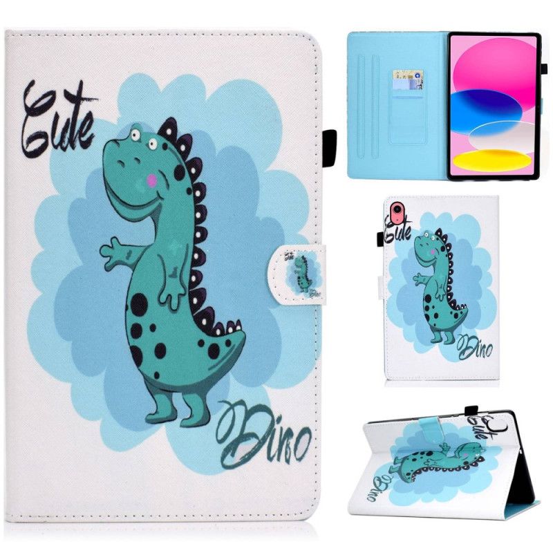 Etui Folio iPad (2025) Uroczy Dinozaur