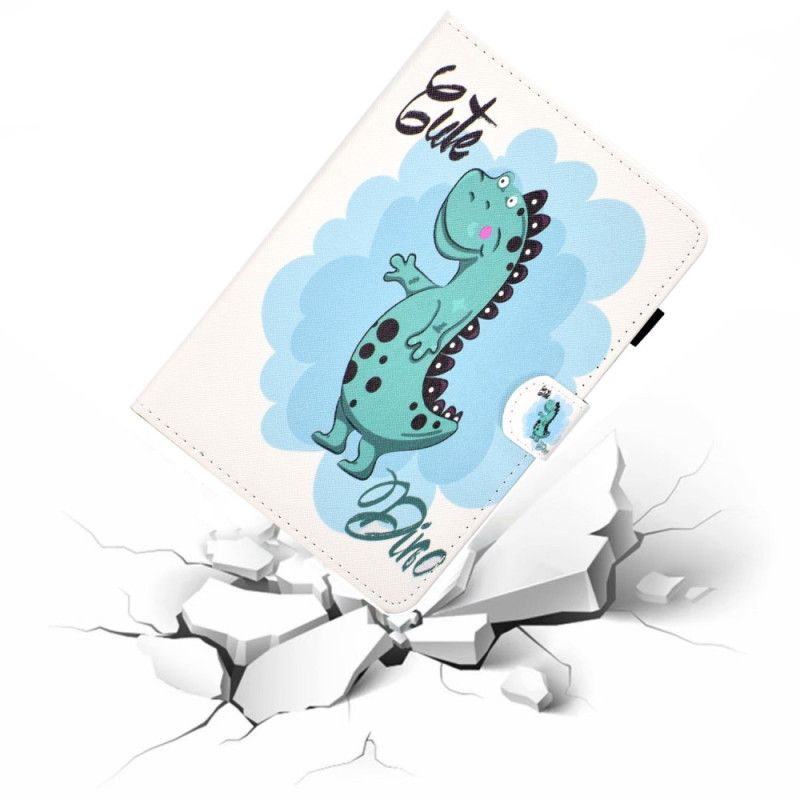 Etui Folio iPad (2025) Uroczy Dinozaur