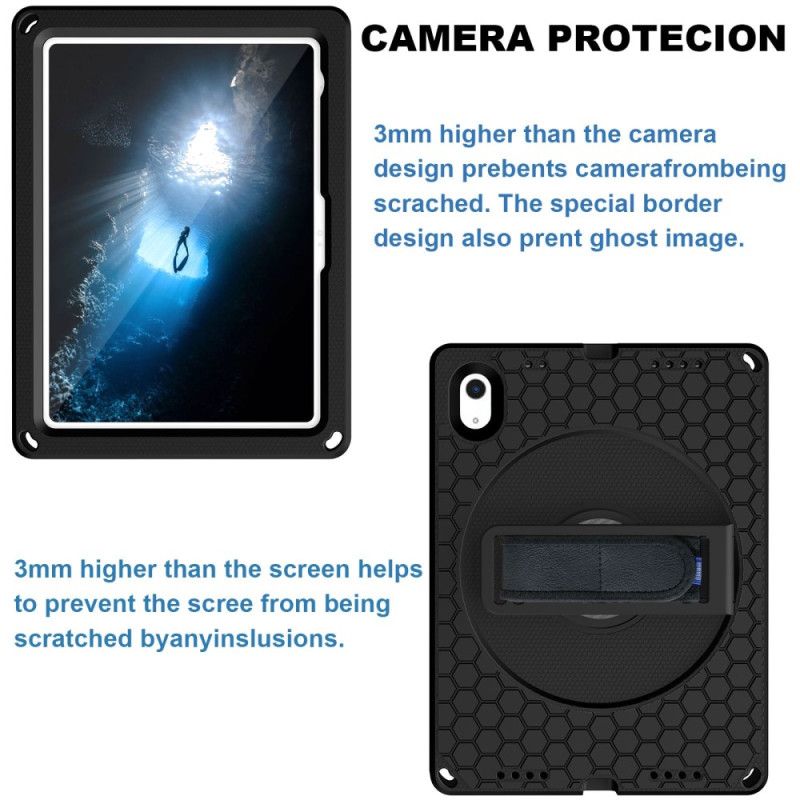 Etui iPad (2025) Eva Z Paskiem Stojakiem I Paskiem Na Ramię