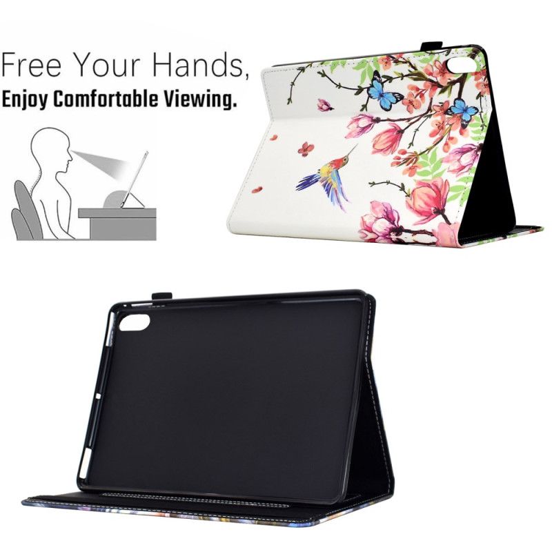 Etui iPad (2025) Etui Na Telefon Wzór Kwiatów I Ptaków