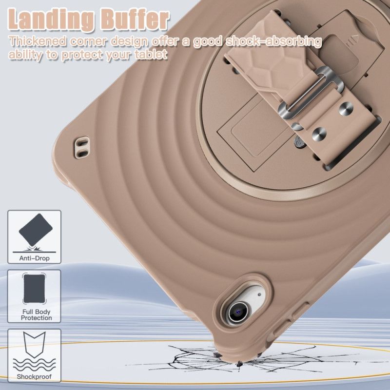 Etui iPad (2025) Obrotowy Stojak I Pasek Na Ramię O 360 Stopni