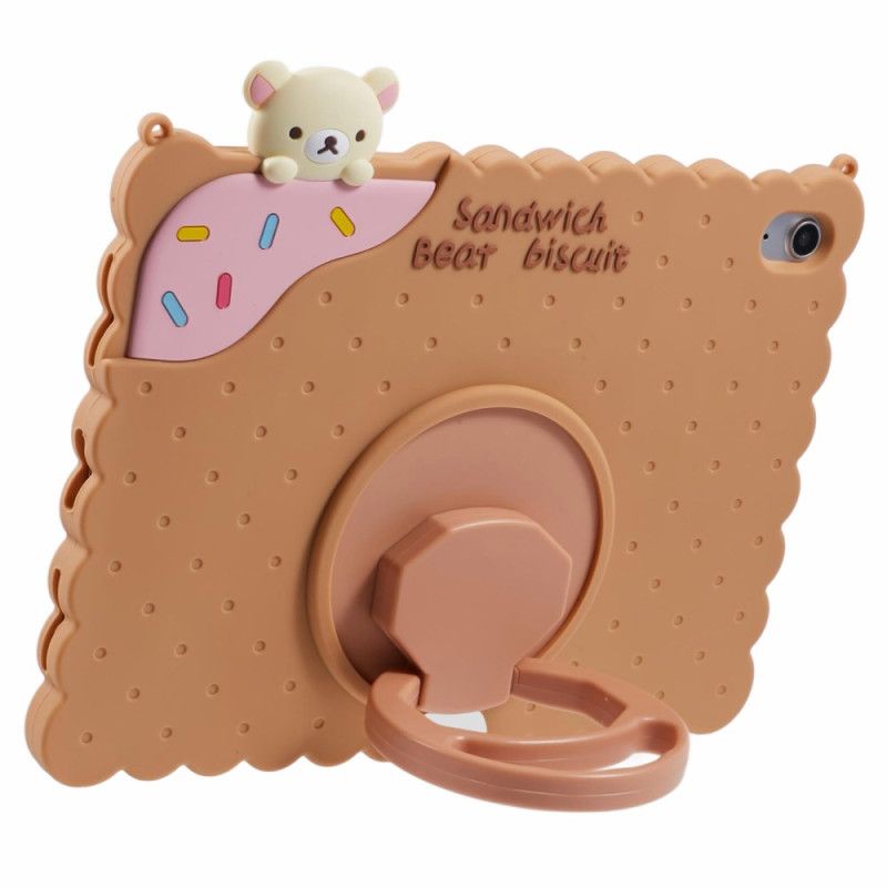 Etui iPad (2025) Pasek Na Ramię Stand Biscuit Design Etui Ochronne