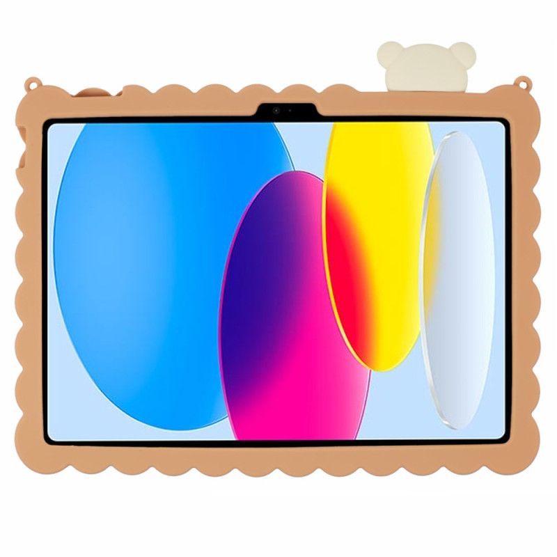 Etui iPad (2025) Pasek Na Ramię Stand Biscuit Design Etui Ochronne