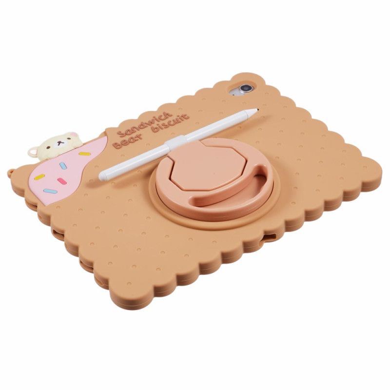 Etui iPad (2025) Pasek Na Ramię Stand Biscuit Design Etui Ochronne
