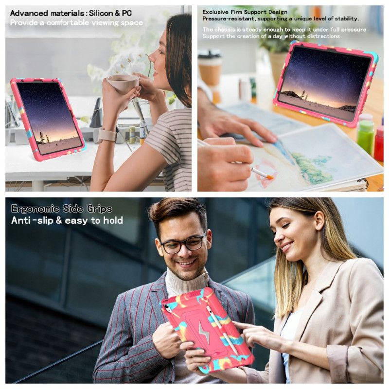 Etui iPad (2025) Potrójna Ochrona Z Paskiem Na Ramię Etui Ochronne