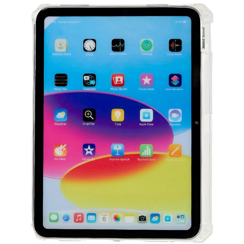 Etui iPad (2025) Przezroczysta Odporna Na Wstrząsy Podstawka I Ochrona Etui Ochronne