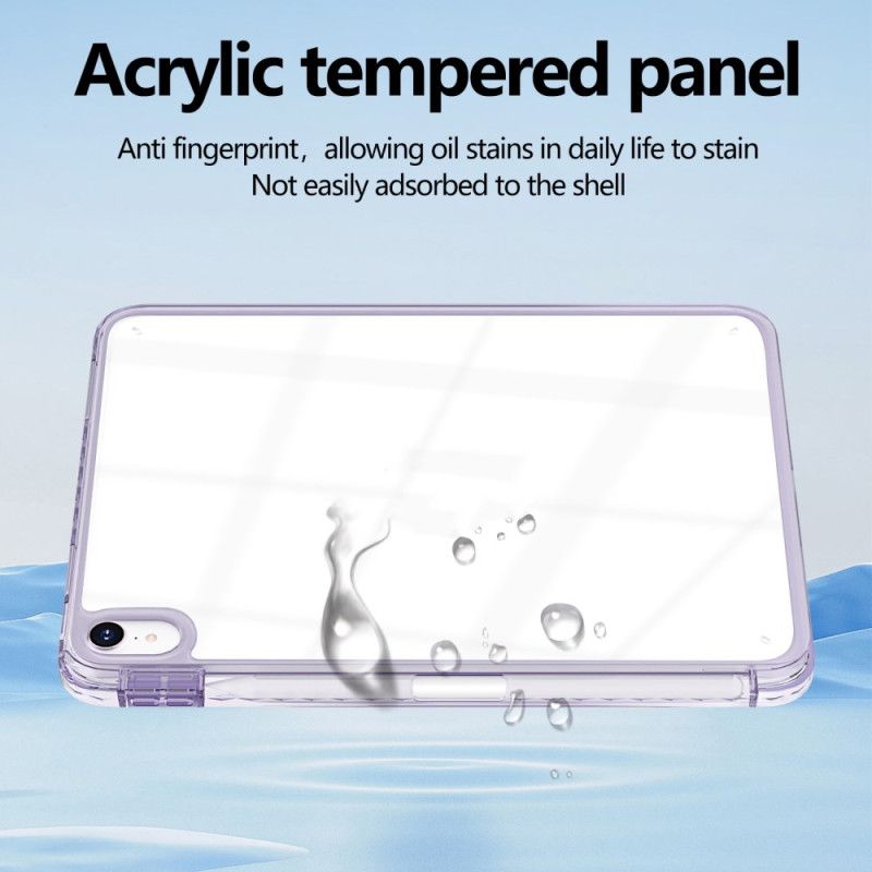 Etui iPad (2025) Przezroczysty Uchwyt Na Rysik Etui Ochronne