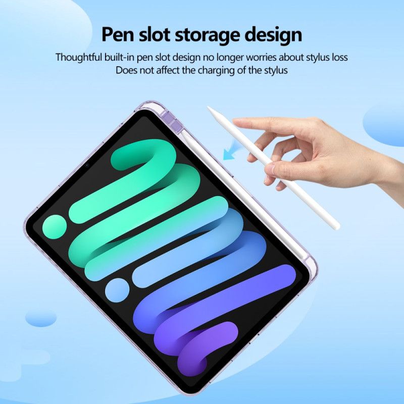 Etui iPad (2025) Przezroczysty Uchwyt Na Rysik Etui Ochronne