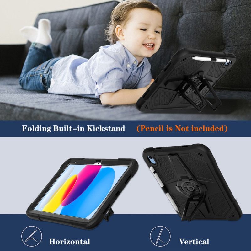 Etui iPad (2025) Punkowa Podpórka I Pasek Na Ramię