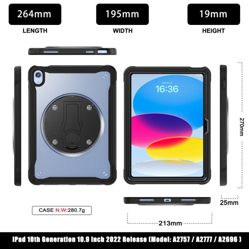 Etui iPad (2025) Zintegrowana Regulowana Podstawka