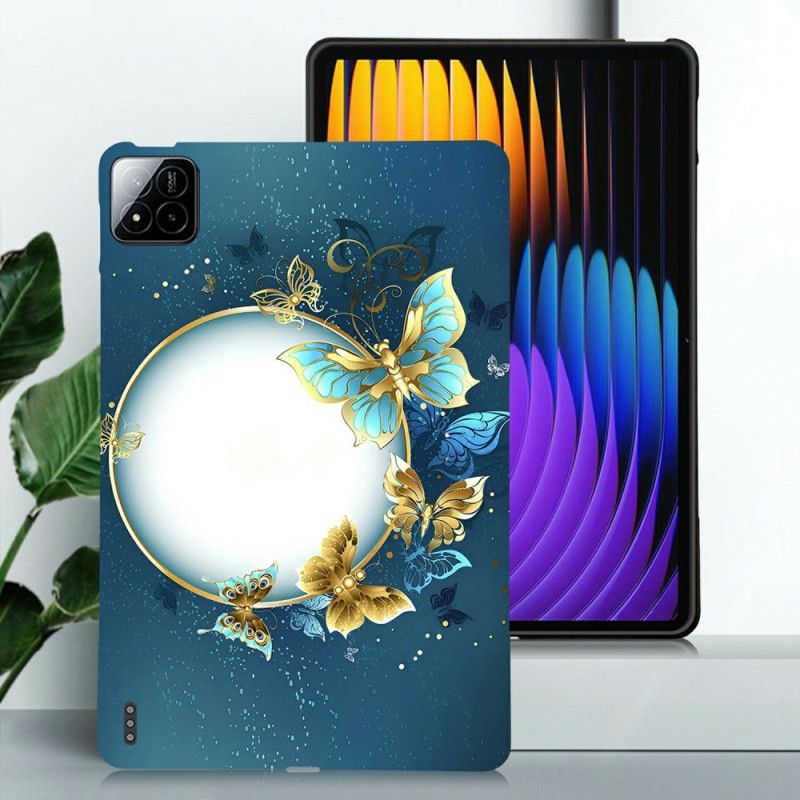 Etui Do Xiaomi Pad 7 / 7 Pro Wianek Z Motylami
