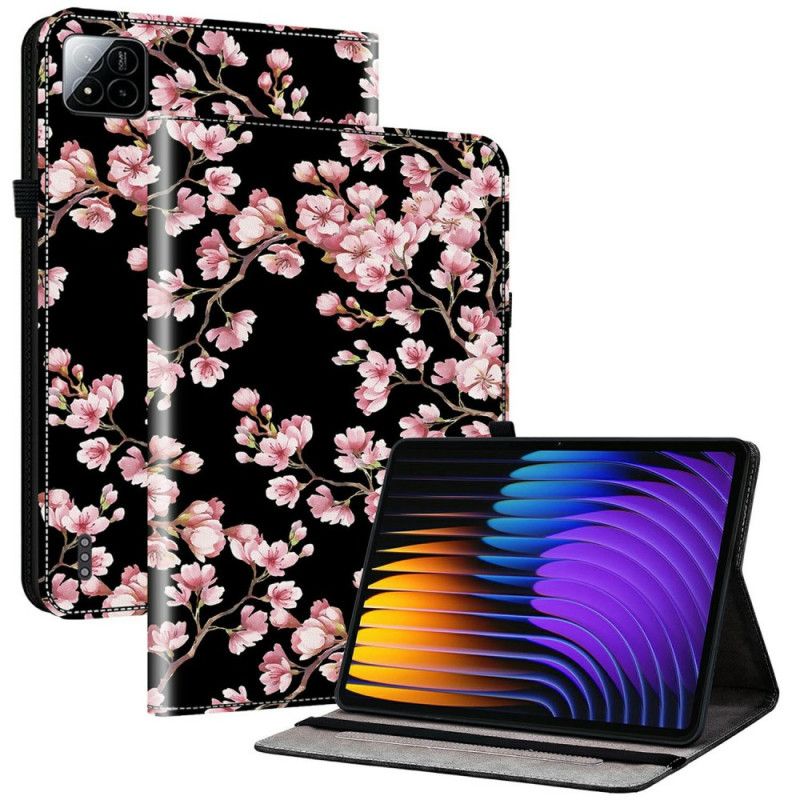 Etui Folio Do Xiaomi Pad 7 / 7 Pro Kwiaty Śliwy