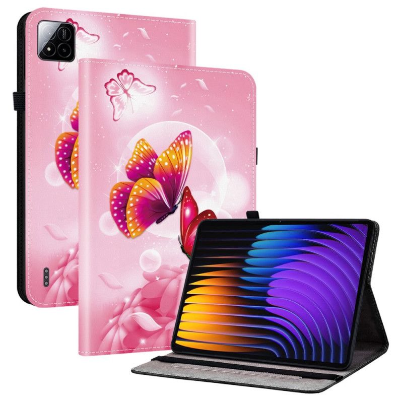 Etui Xiaomi Pad 7 / 7 Pro Różowe Dekoracje
