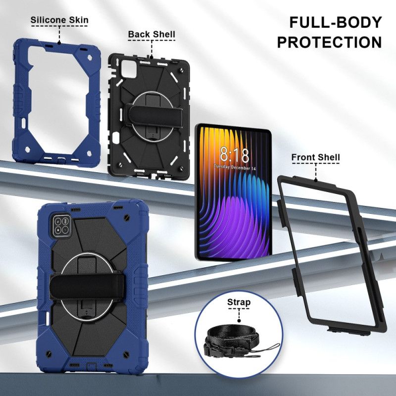 Futerały Xiaomi Pad 7 / 7 Pro Etui Na Telefon Pełna Ochrona Z Paskiem Na Ramię