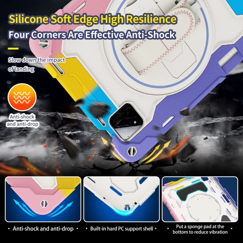 Futerały Xiaomi Pad 7 / 7 Pro Etui Na Telefon Ultraodporne Z Paskiem I Podstawką