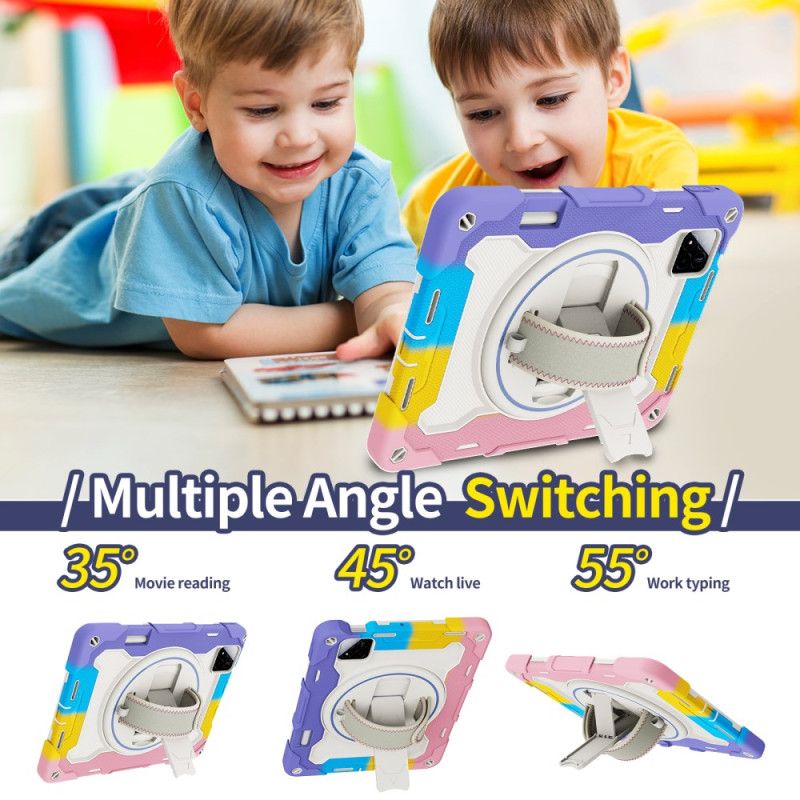 Futerały Xiaomi Pad 7 / 7 Pro Etui Na Telefon Ultraodporne Z Paskiem I Podstawką