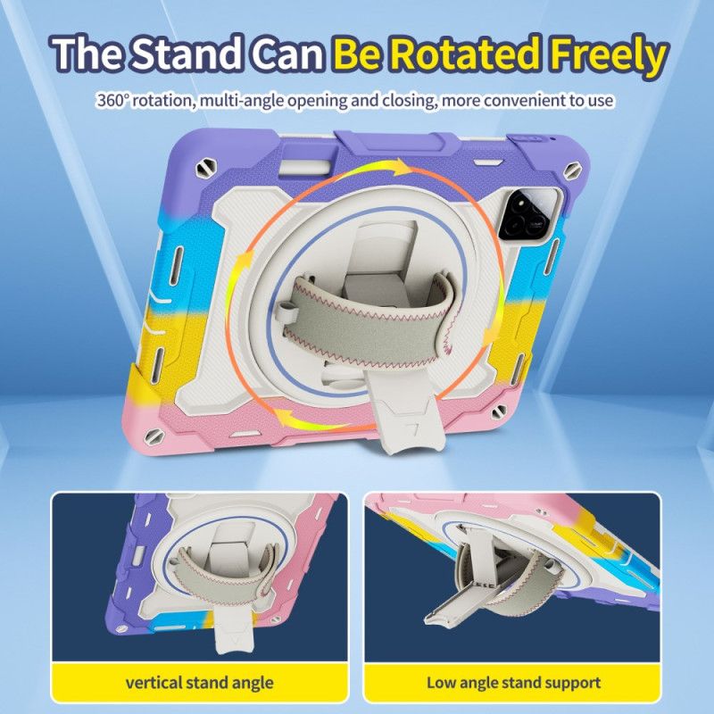 Futerały Xiaomi Pad 7 / 7 Pro Etui Na Telefon Ultraodporne Z Paskiem I Podstawką