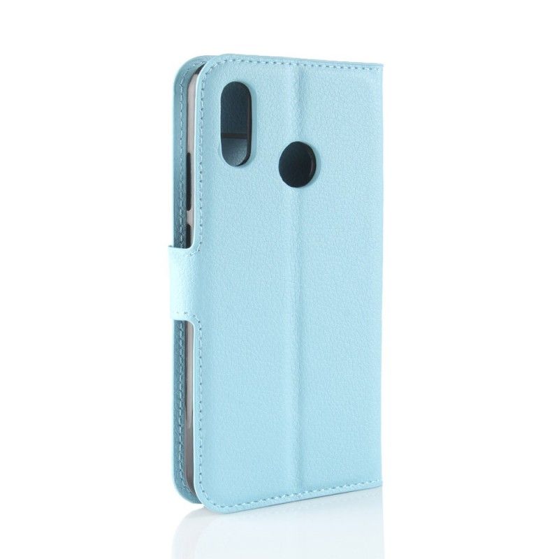 Etui Folio Huawei P30 Lite Biały Czarny Klasyczny Etui Ochronne