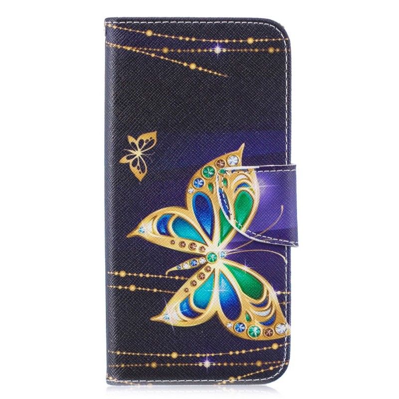 Etui Folio Huawei P30 Lite Magiczny Motyl Etui Ochronne