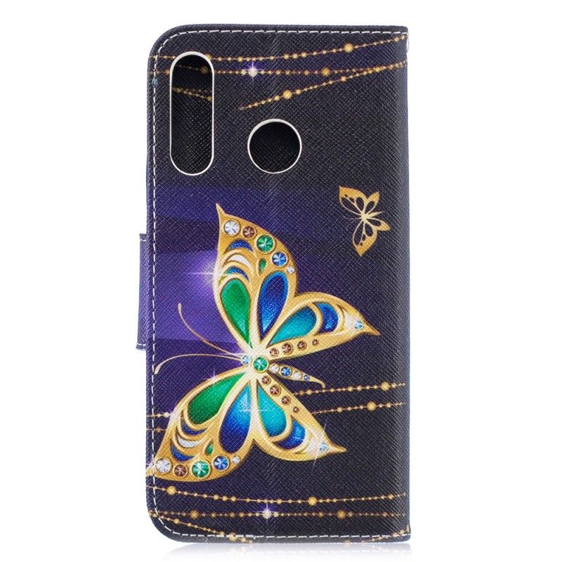 Etui Folio Huawei P30 Lite Magiczny Motyl Etui Ochronne