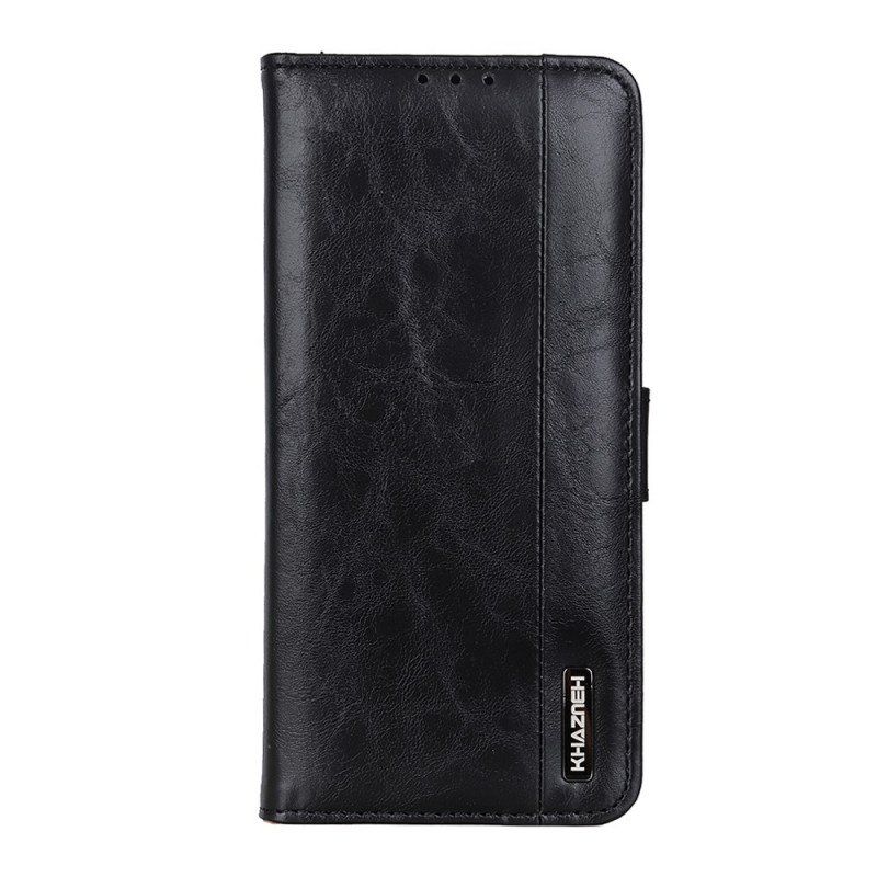 Etui Folio do Samsung Galaxy A13 5G / A04s Khazneh Elegancki Skórzany Styl