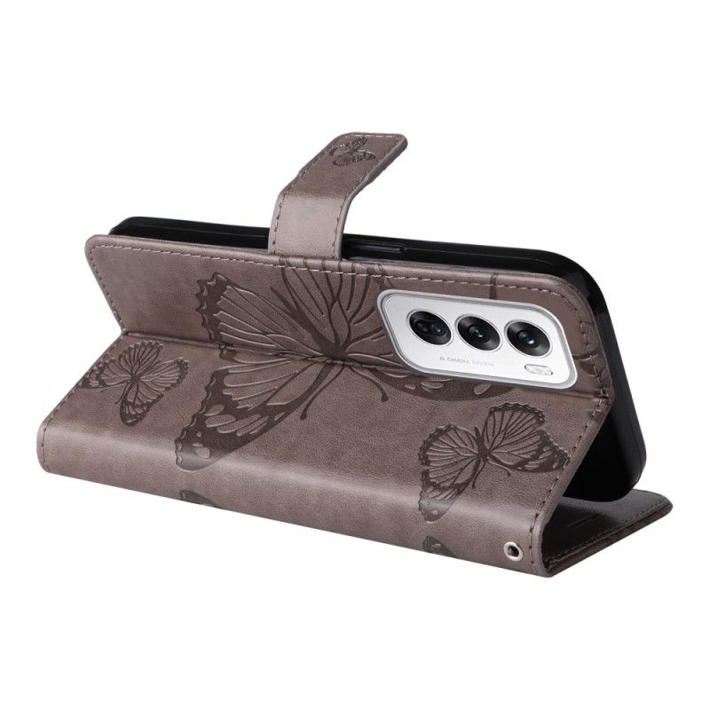Etui Folio Oppo Reno 12 5g Gigantyczne Motyle Etui Ochronne