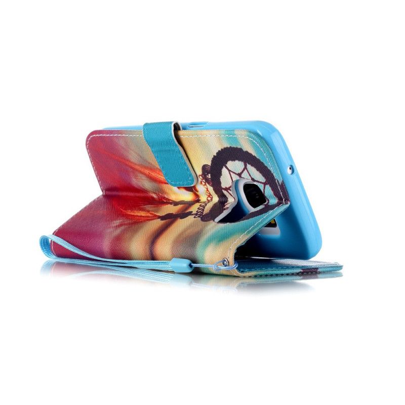 Etui Folio Samsung Galaxy S7 Kolorowy Łapacz Snów