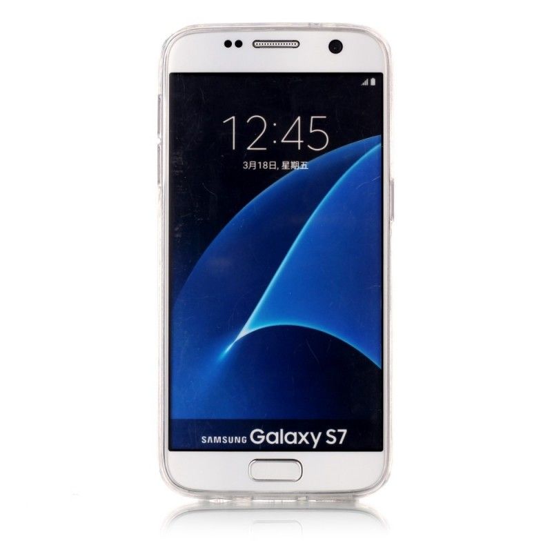 Etui Samsung Galaxy S7 Geometryczny Efekt Marmuru Etui Ochronne