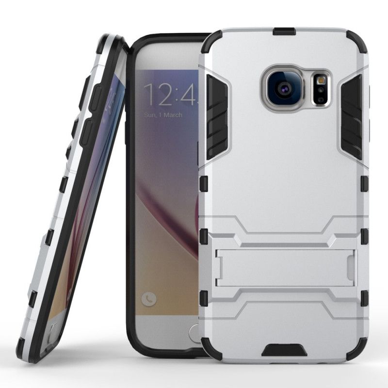 Etui Samsung Galaxy S7 Granatowy Czerwony Ultra Odporny