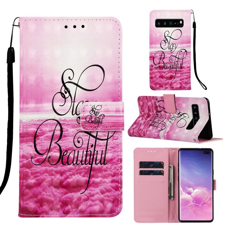 Etui Folio Samsung Galaxy S10 5G Bądź Piękna Etui Ochronne