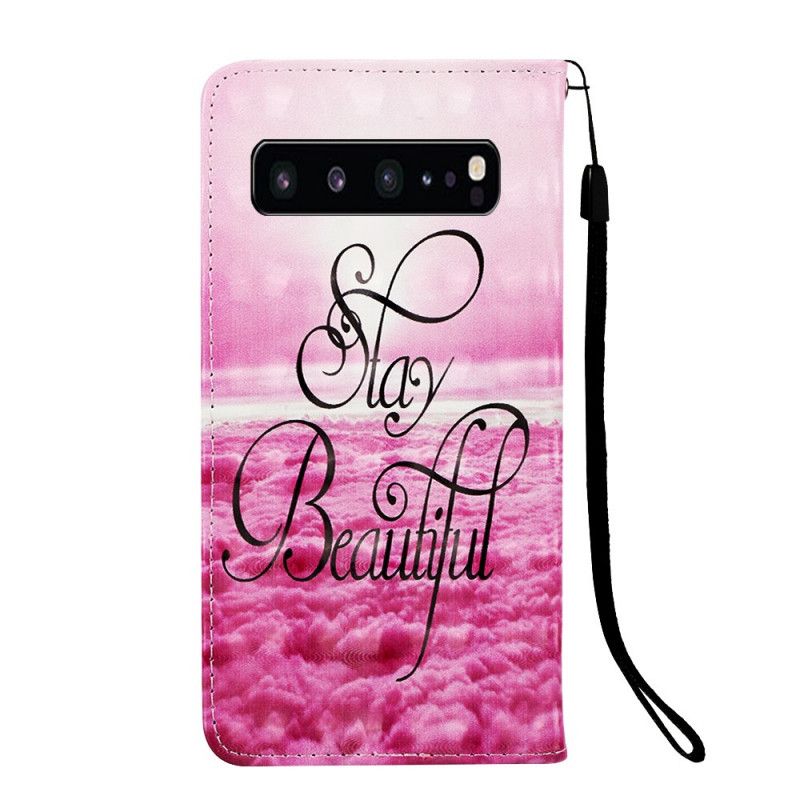 Etui Folio Samsung Galaxy S10 5G Bądź Piękna Etui Ochronne