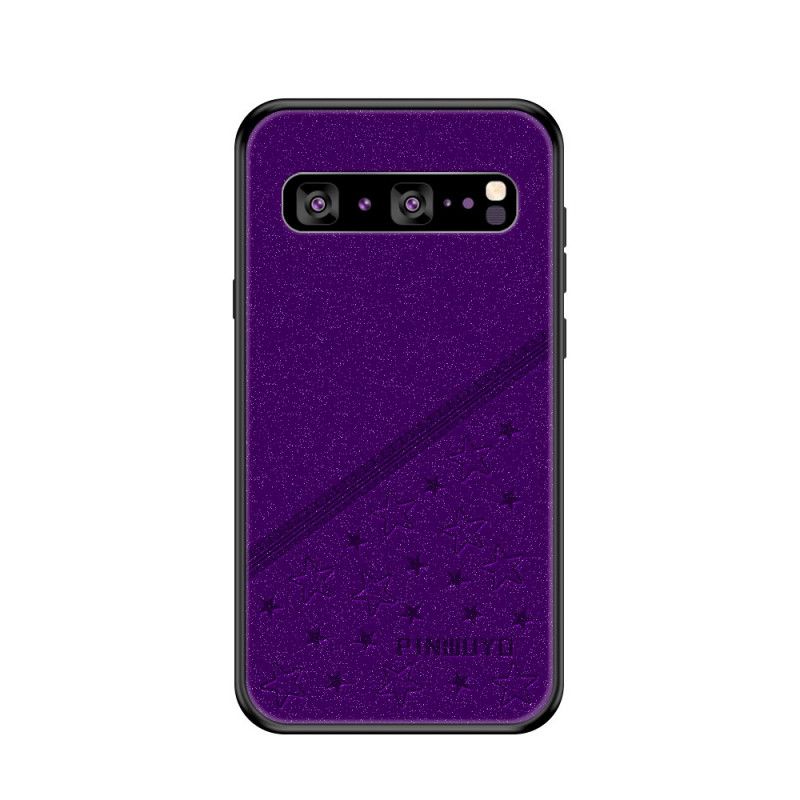 Etui Samsung Galaxy S10 5G Czerwony Czarny Szczęśliwa Seria Pinwuyo