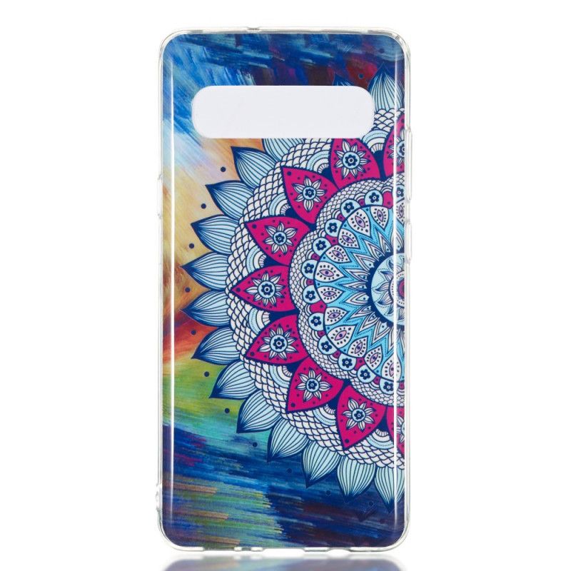 Etui Samsung Galaxy S10 5G Mandala W Kolorze Fluorescencyjnym Etui Ochronne