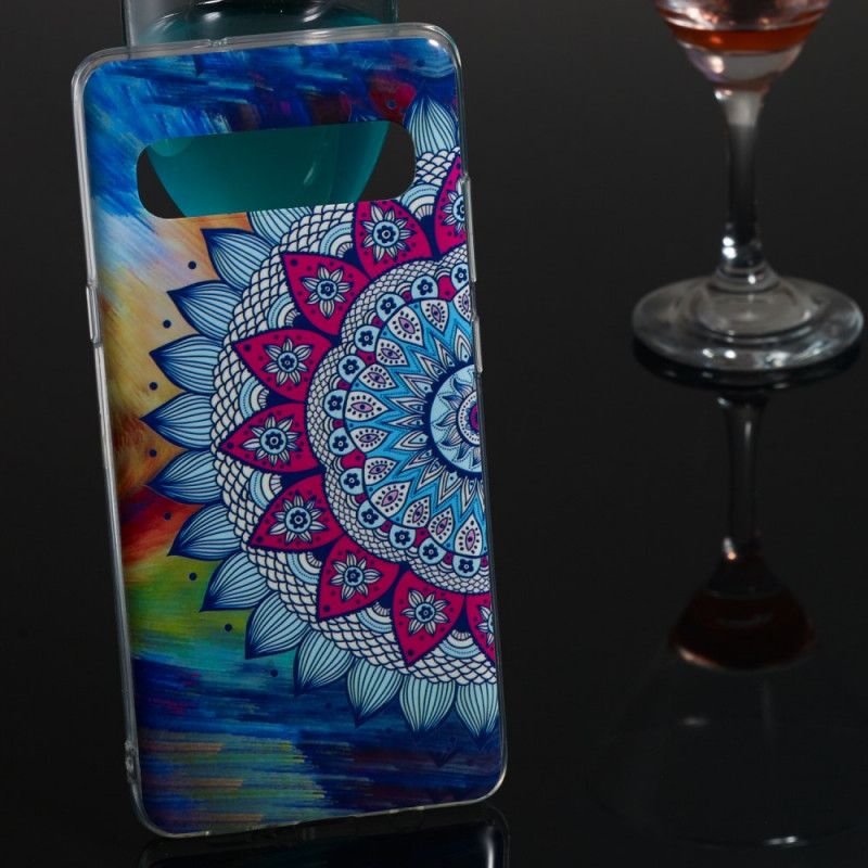 Etui Samsung Galaxy S10 5G Mandala W Kolorze Fluorescencyjnym Etui Ochronne