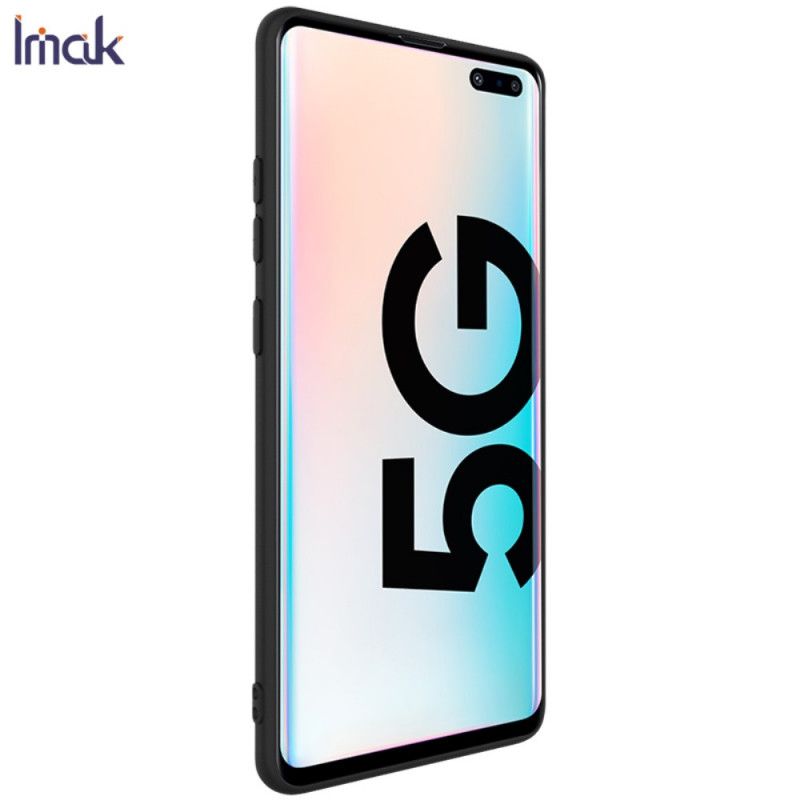 Futerały Samsung Galaxy S10 5G Czarny Etui na Telefon Mata Silikonowa Serii Uc-1 Imak