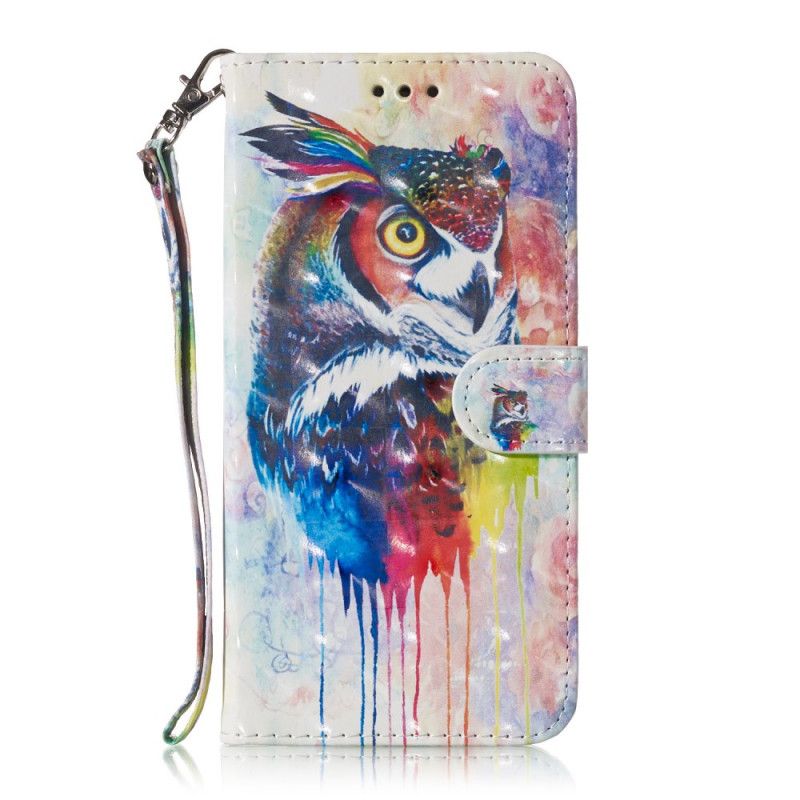 Etui Folio Honor 8A Kapiąca Sowa