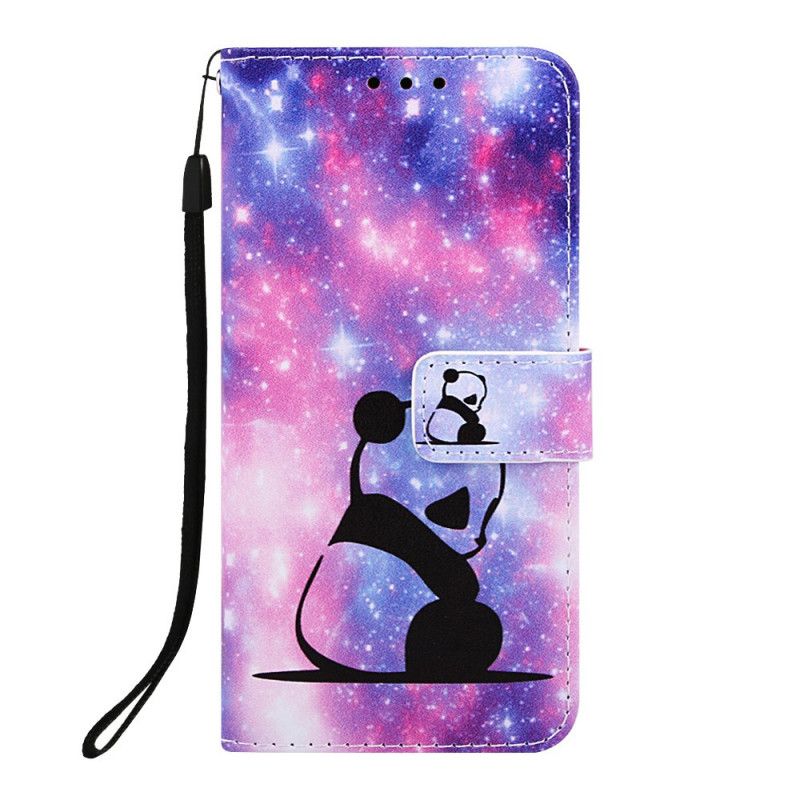 Etui Folio Honor 8A Panda Stringi Rozmyślania