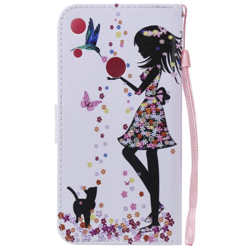 Etui Folio Honor 8A Sukienka W Kwiaty I Ptaki Etui Ochronne