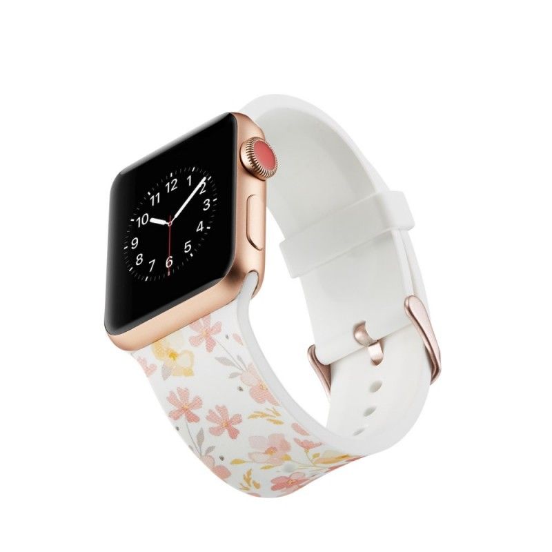 Pasek Do Zegarka Apple 40/38 Mm Eleganckie Kwiaty