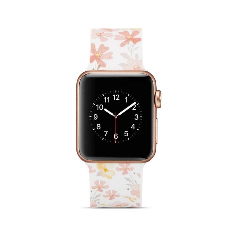 Pasek Do Zegarka Apple 40/38 Mm Eleganckie Kwiaty