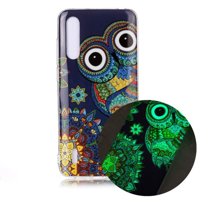 Etui Xiaomi Mi A3 Fluorescencyjna Sowa Mandala