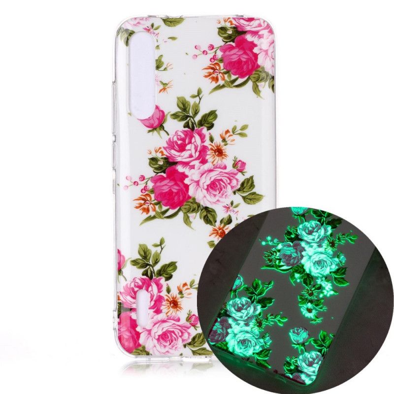 Etui Xiaomi Mi A3 Fluorescencyjne Kwiaty Wolności