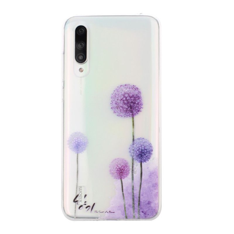 Etui Xiaomi Mi A3 Przezroczyste Kolorowe Mlecze